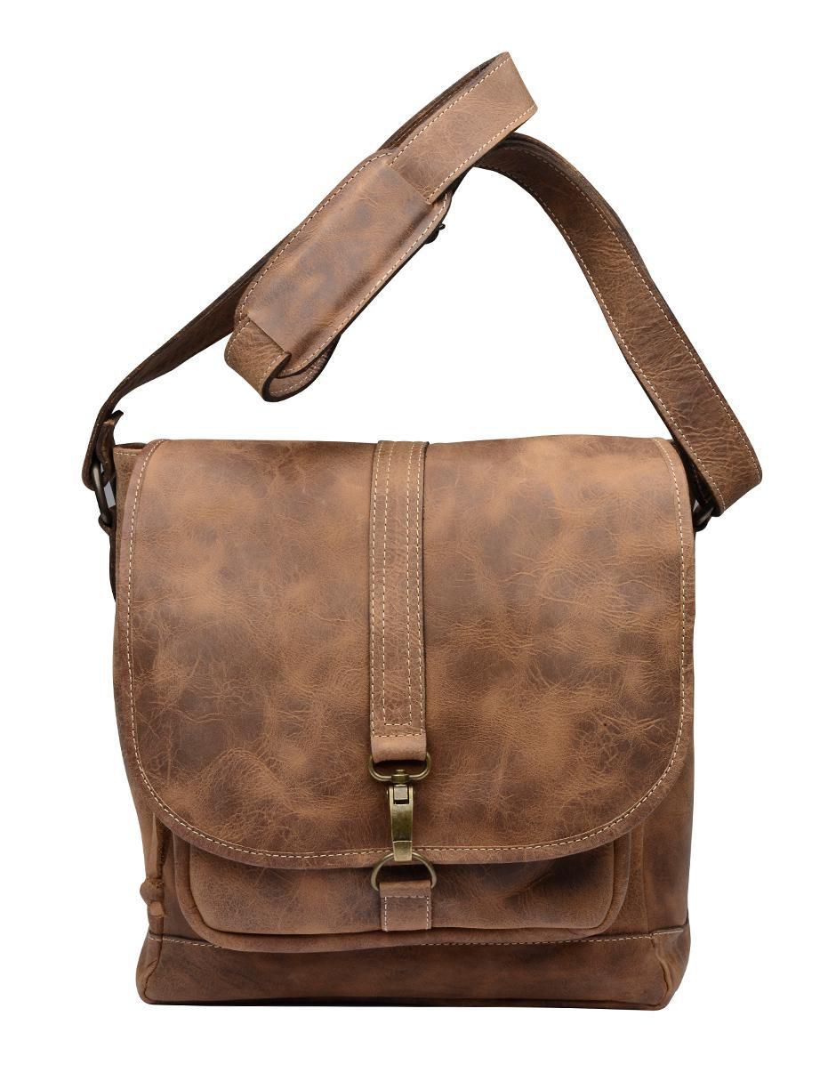 Bolsa messenger Messenger de cuero unisex 2