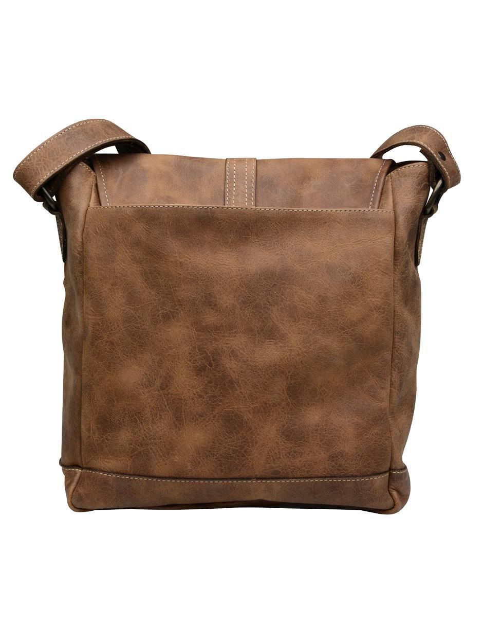 Bolsa messenger Messenger de cuero unisex 4