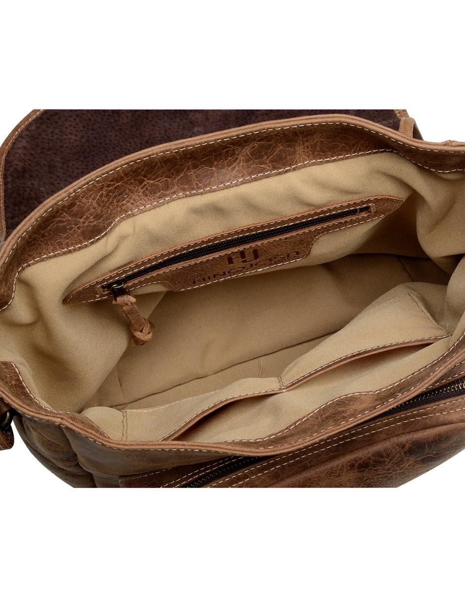 Bolsa messenger Messenger de cuero unisex 7
