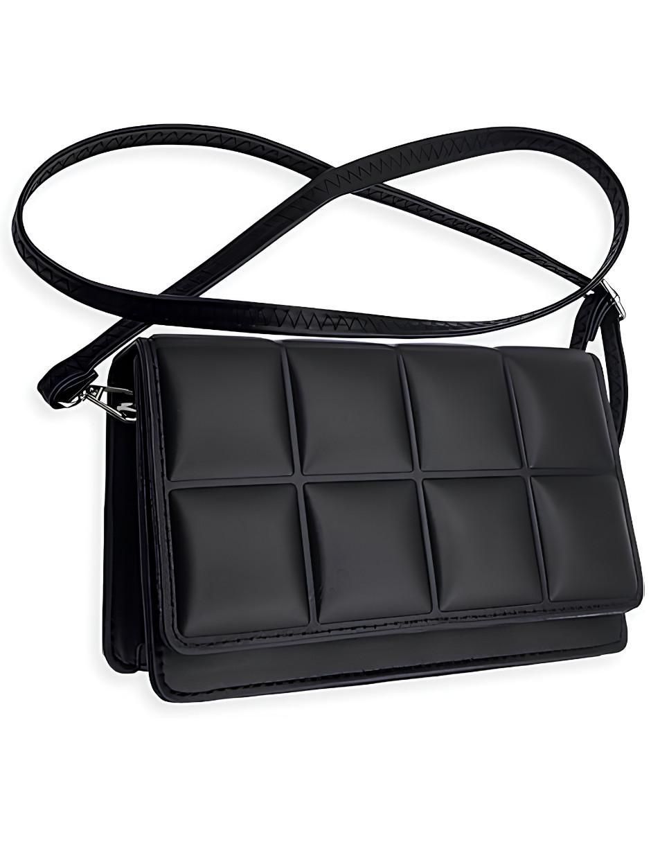 Bolsa crossbody Estilo Diva de cuero para mujer