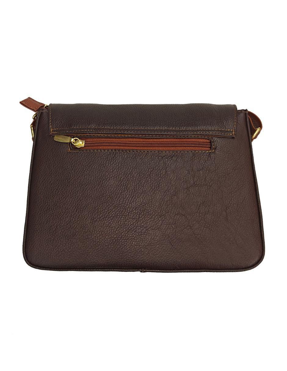 Bolsa satchel Fana Piel de piel para mujer 6
