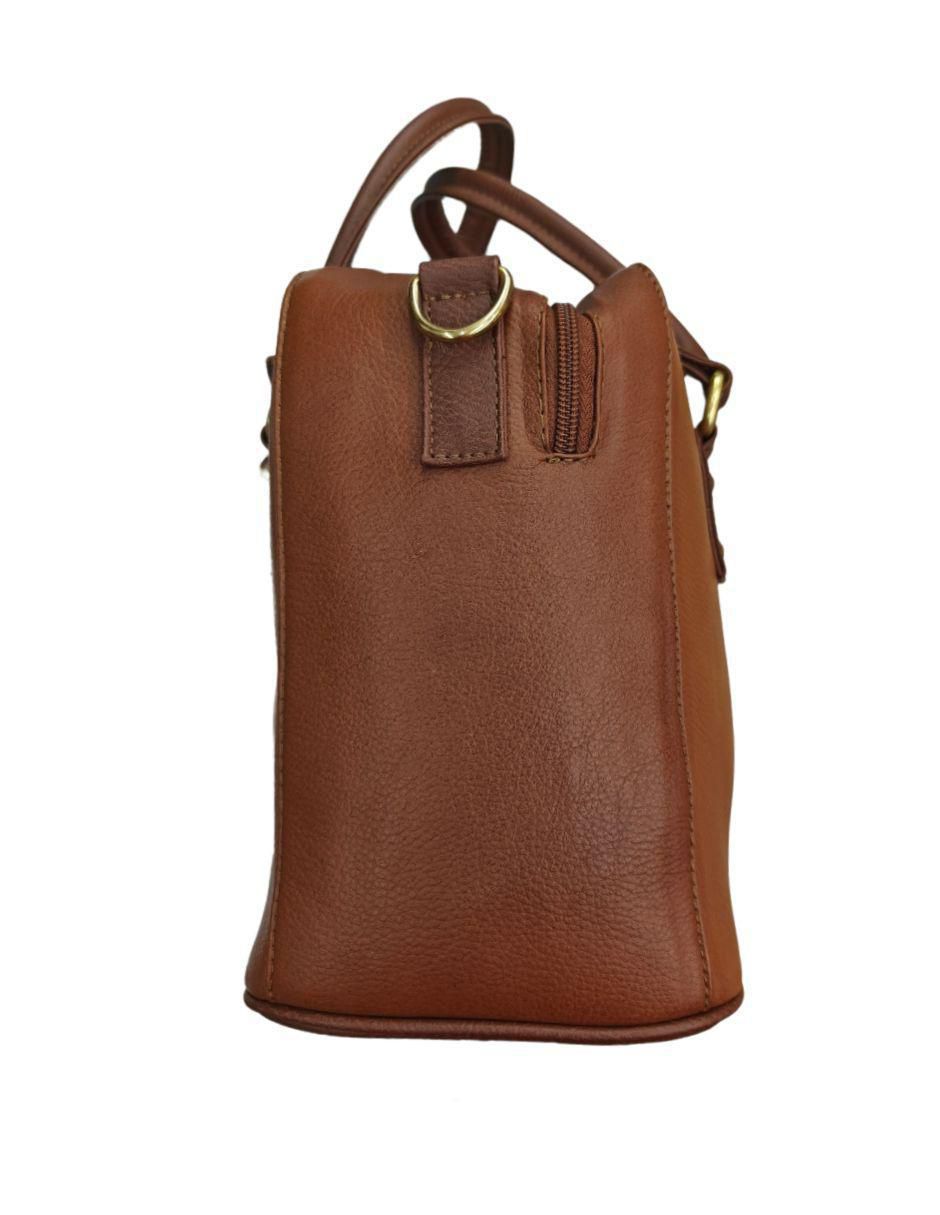 Bolsa bowler Fana Piel de piel para mujer 4