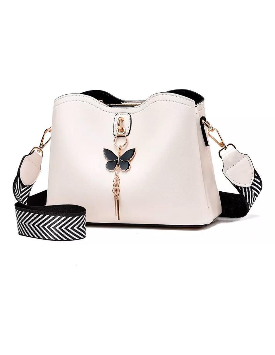Bolsa crossbody Bolsa Con Broche De Mariposa para mujer 2