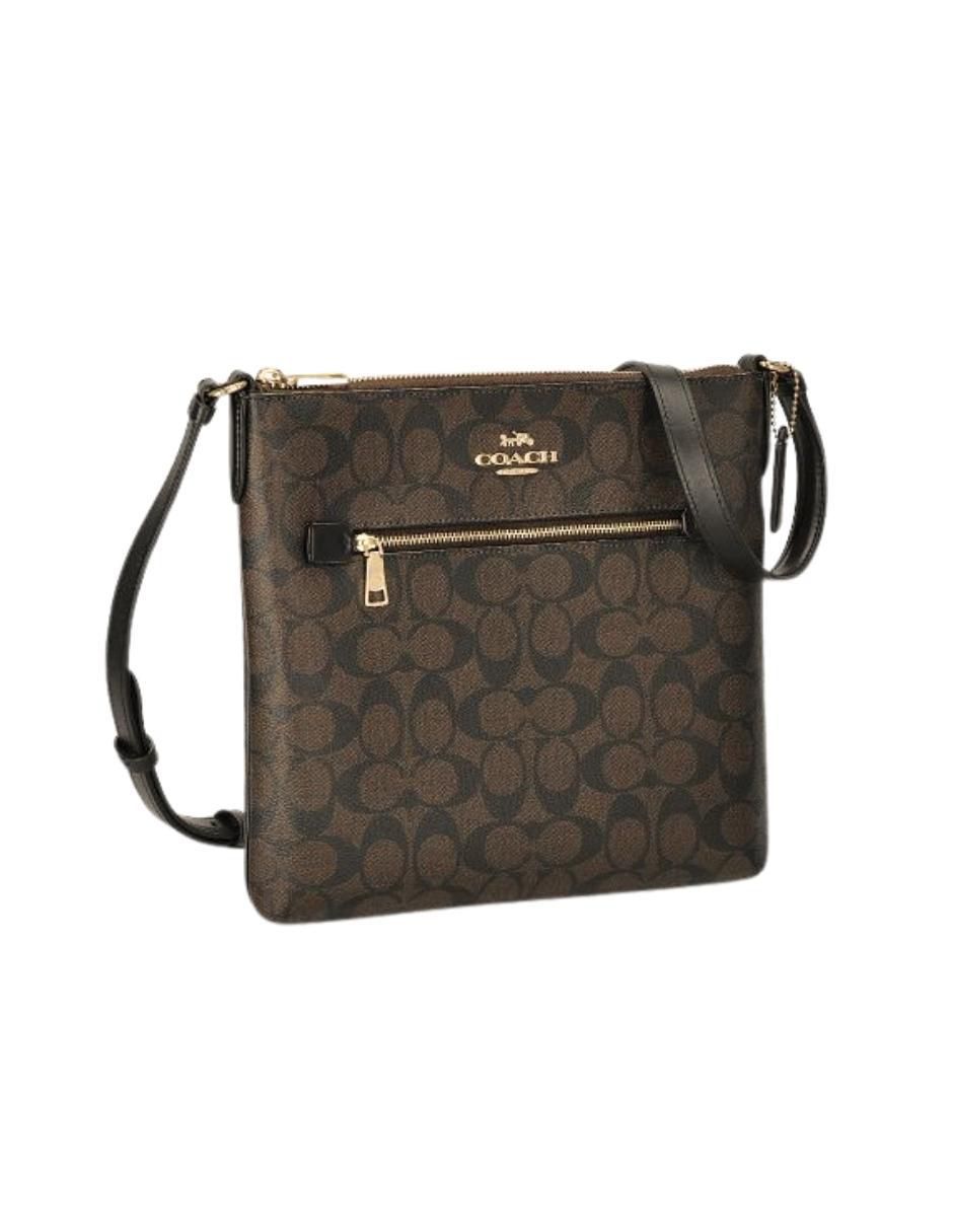 Coach brown discount black crossbody