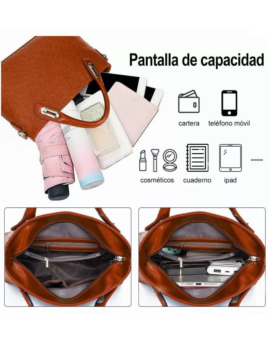 Bolsa crossbody de cuero para mujer 3