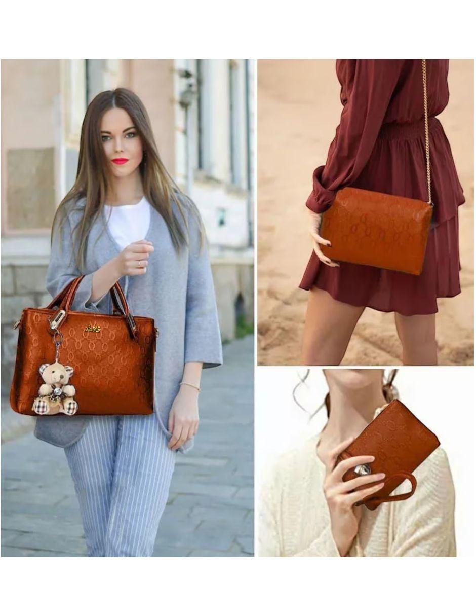 Bolsa crossbody de cuero para mujer 4