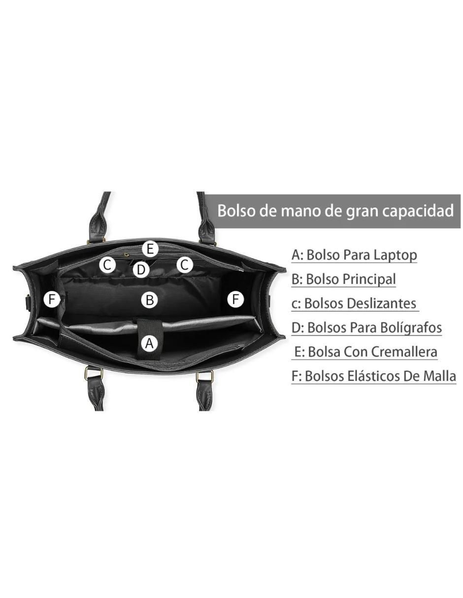Bolsa tote Universal de cuero para mujer 7