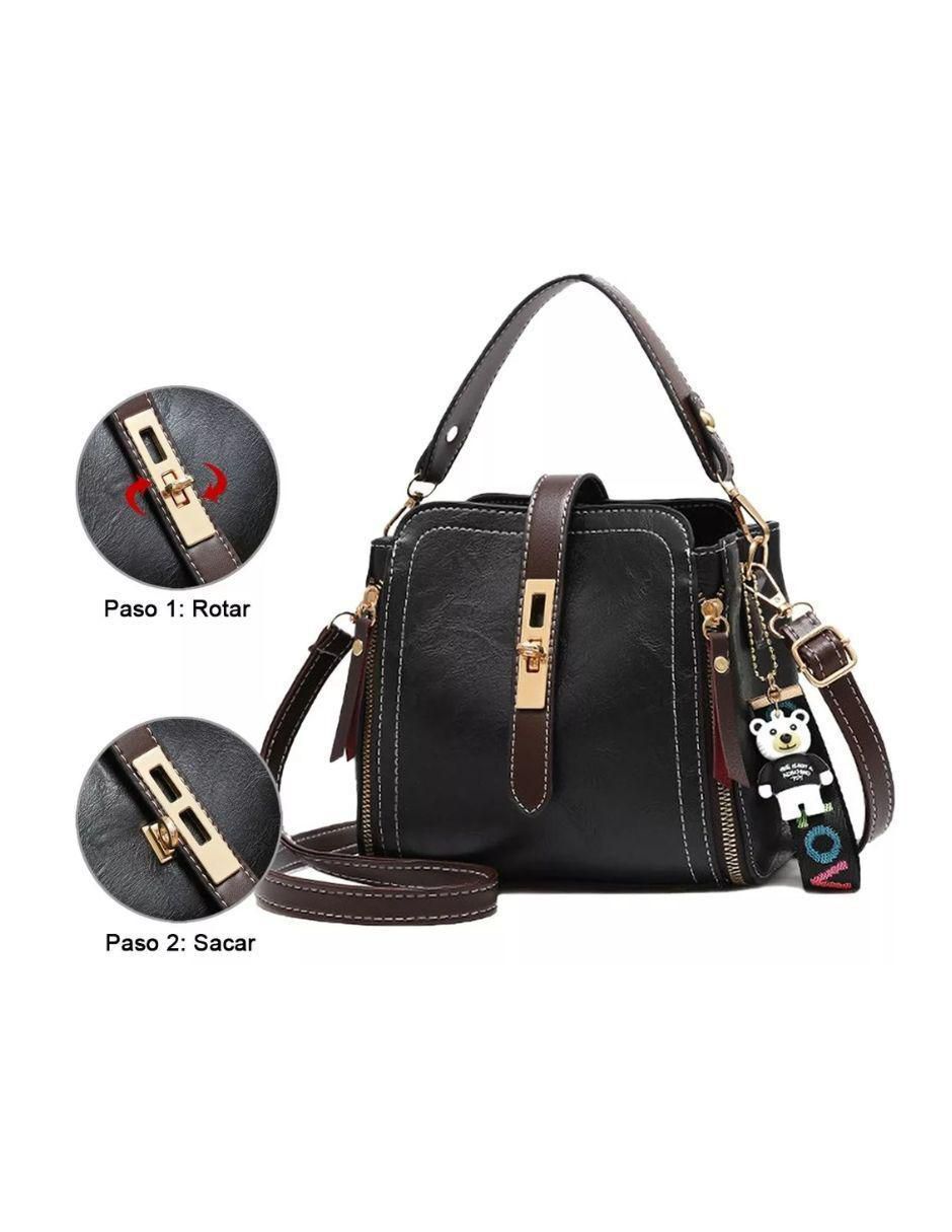 Bolsa crossbody Universal de cuero para mujer 3