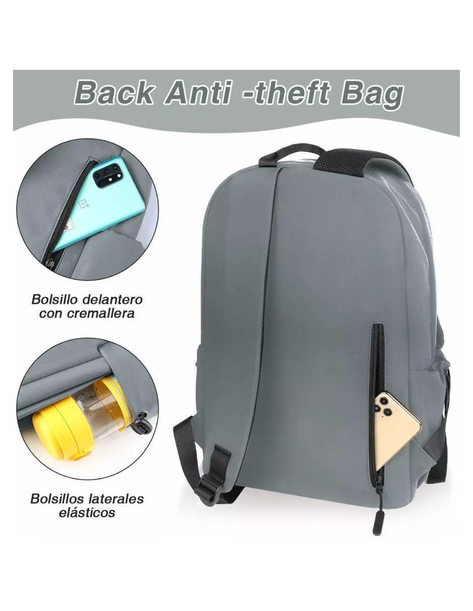 Mochila con portalaptop Universal impermeable unisex 4