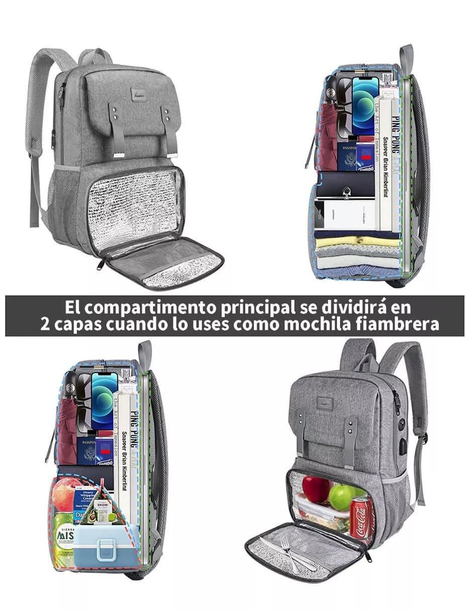 Mochila para viaje impermeable unisex 4