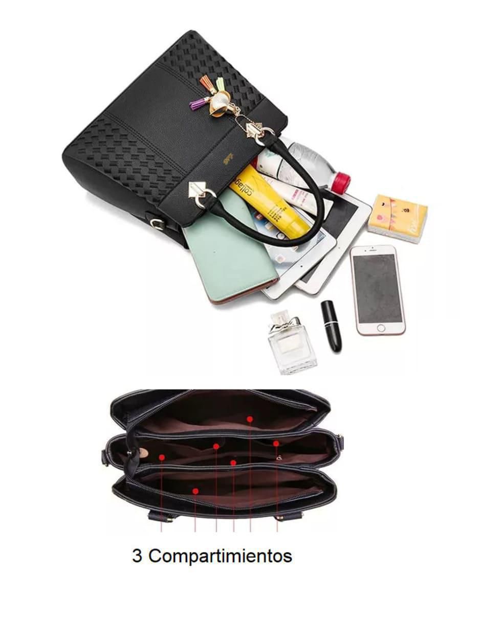 Bolsa bandolera de cuero para mujer 3
