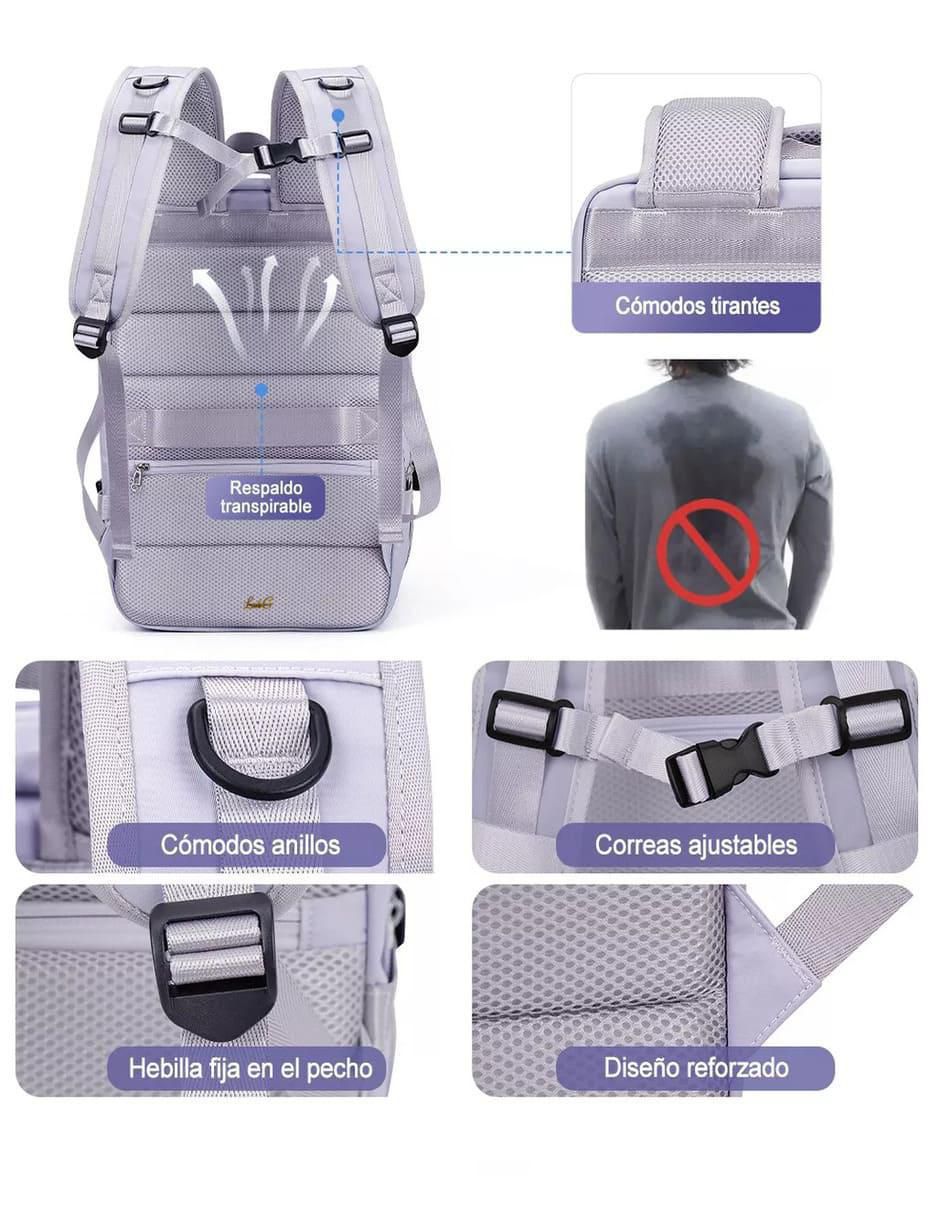 Mochila casual impermeable unisex 4