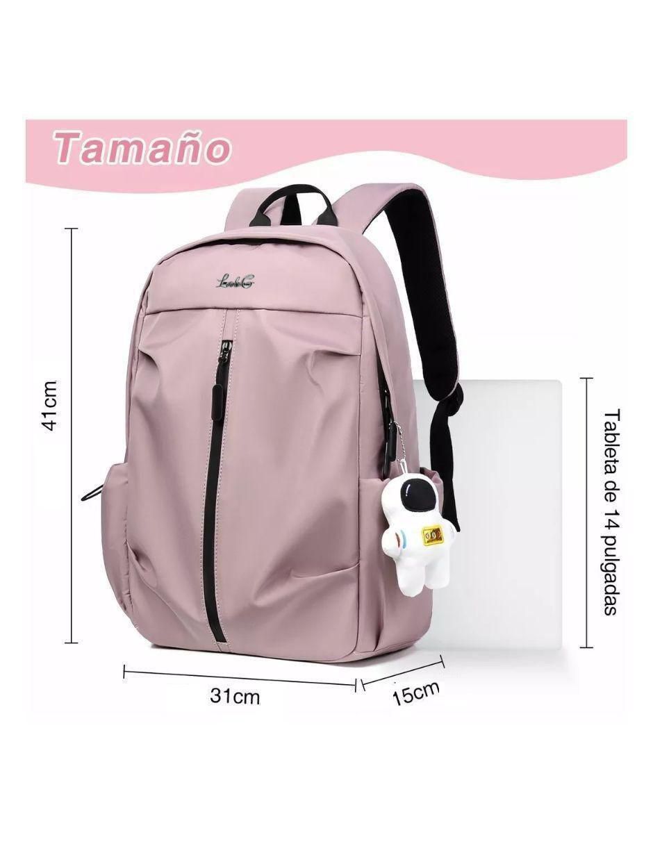 Mochila casual impermeable unisex 4
