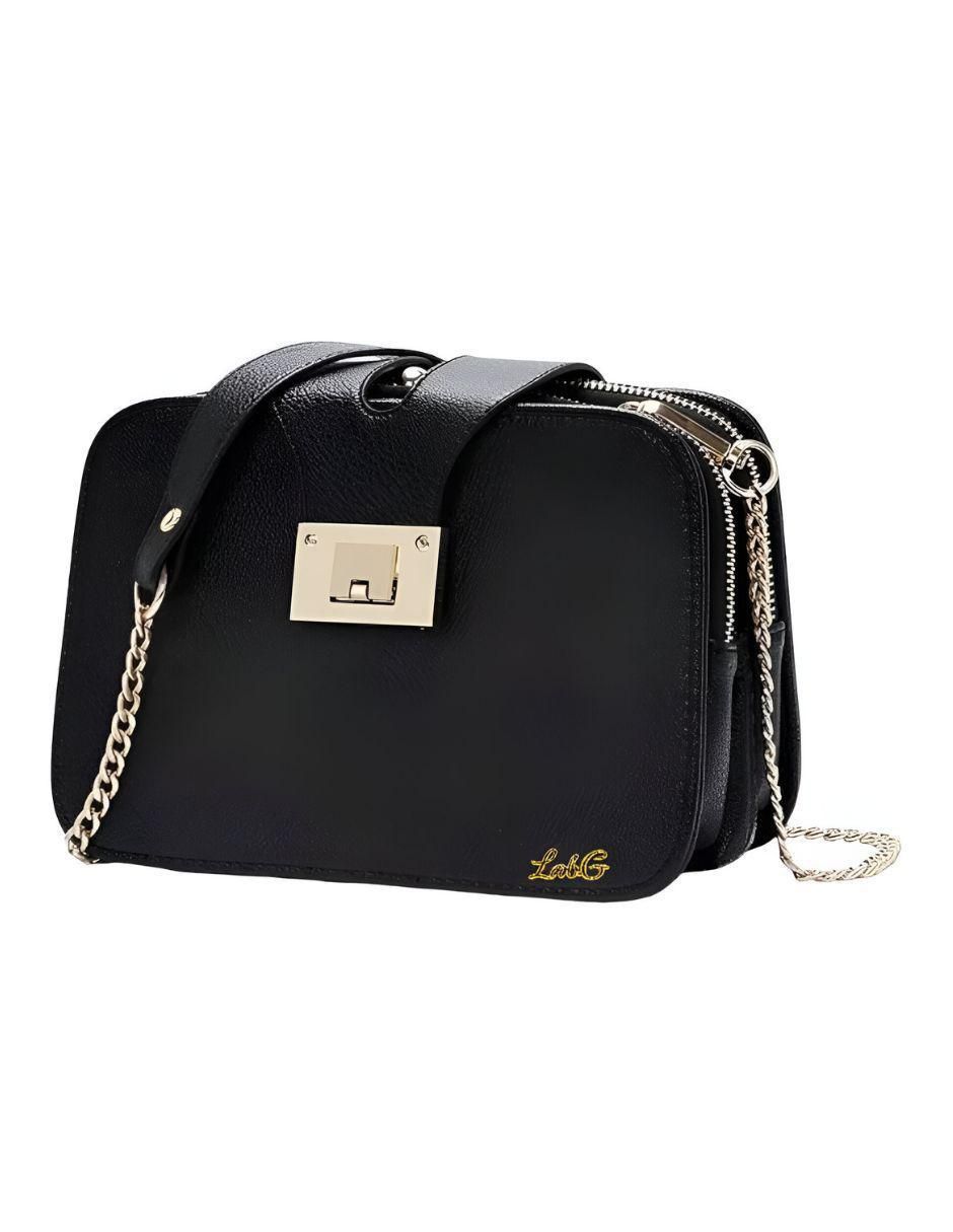 Bolsa crossbody de cuero para mujer