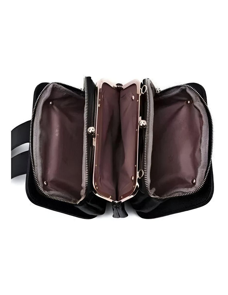 Bolsa crossbody de cuero para mujer 4