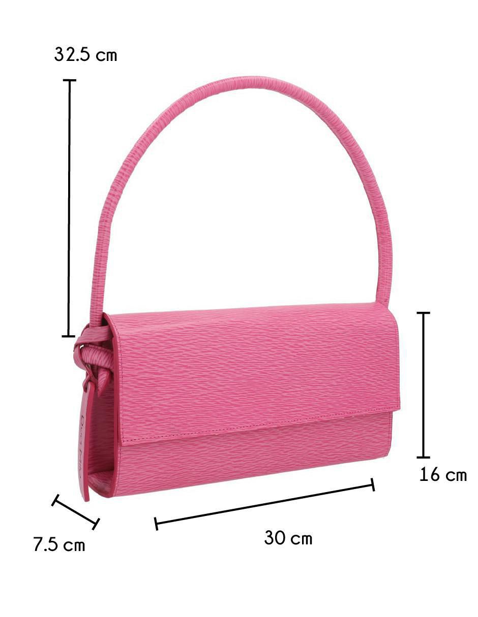 Bolsa flap de cuero para mujer 11