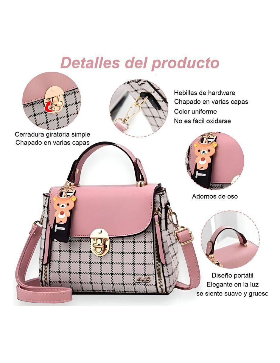 Bolsa crossbody de cuero para mujer 2
