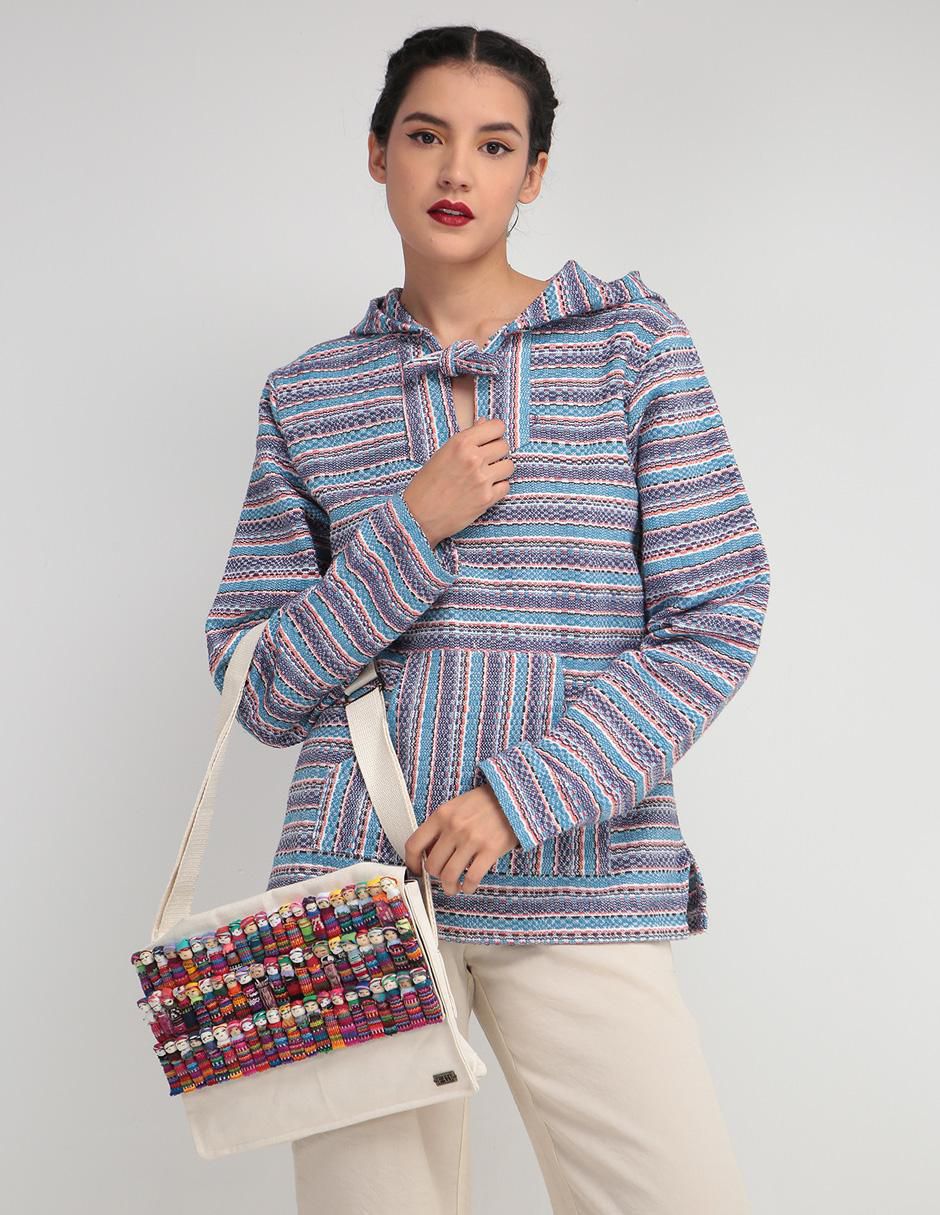 Bolsa bandolera artesanal para mujer 6