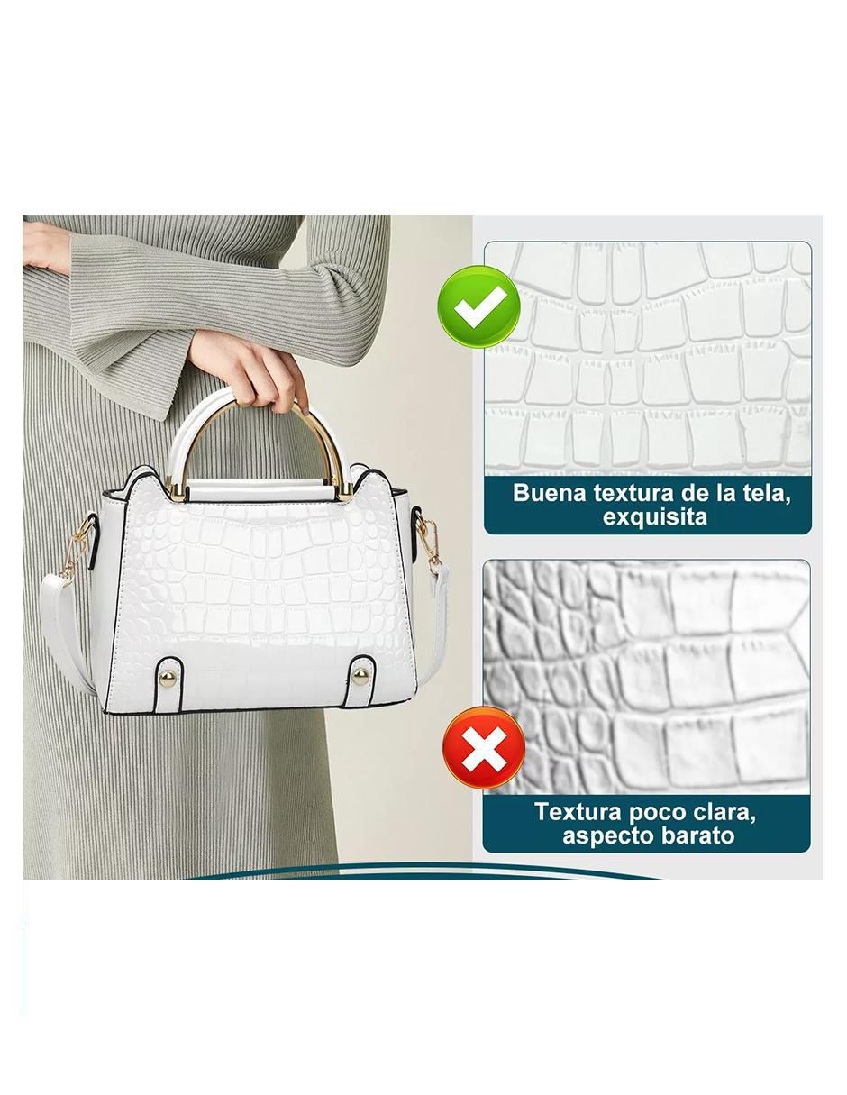 Bolsa crossbody Lujo Diario para mujer 5