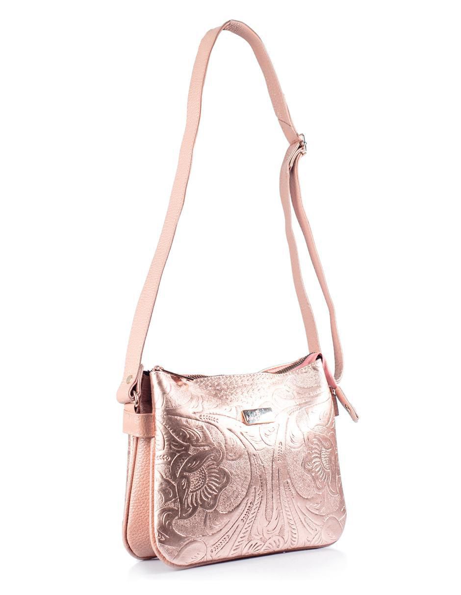 Bolsa crossbody Jaqueline de cuero para mujer 2