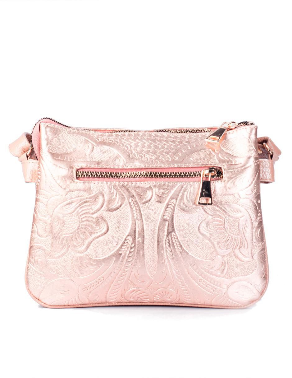 Bolsa crossbody Jaqueline de cuero para mujer 3