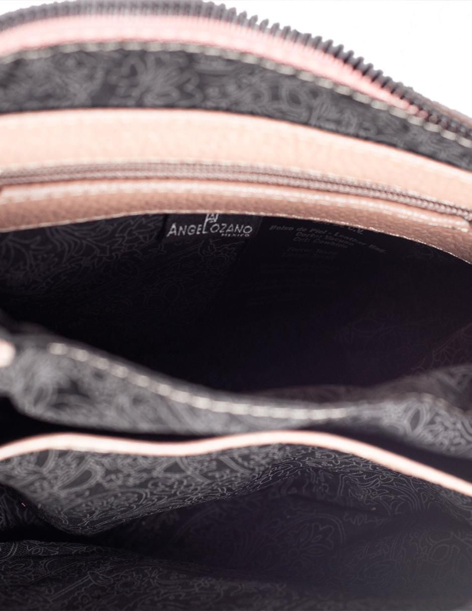 Bolsa crossbody Jaqueline de cuero para mujer 4