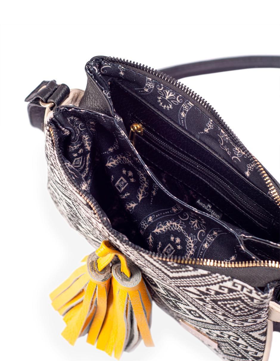 Bolsa crossbody Jaqueline de cuero para mujer 4