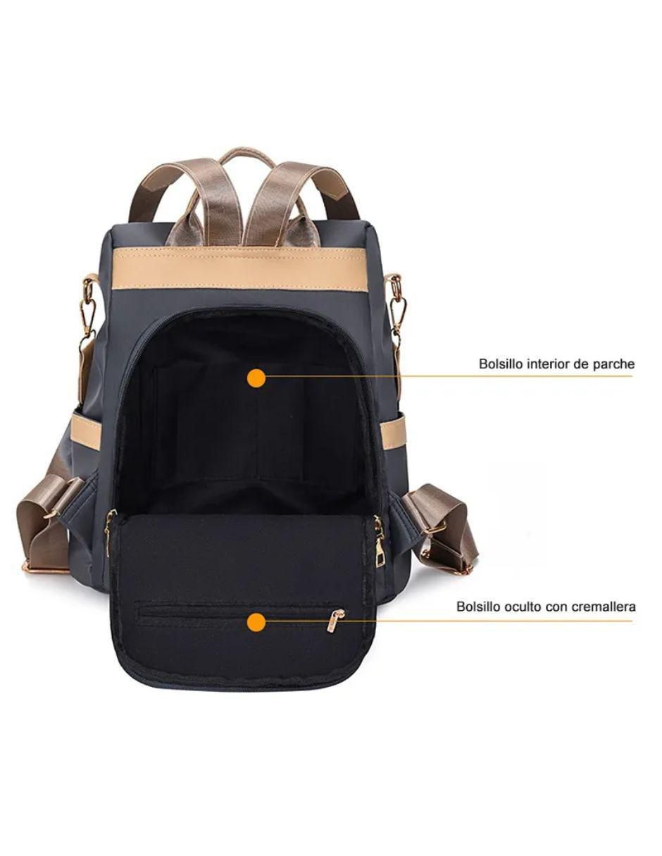 Mochila casual impermeable unisex 6