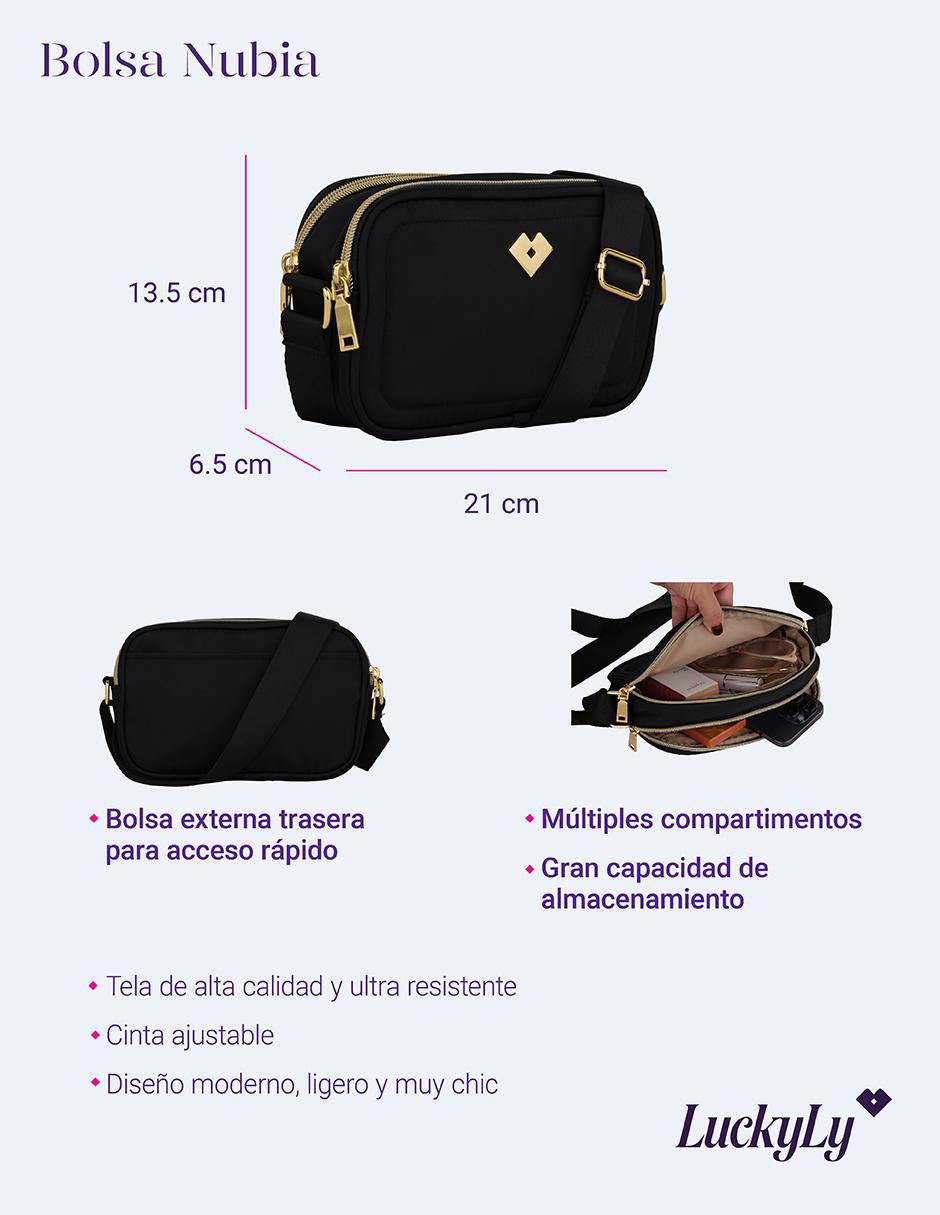 Bolsa crossbody Nubia para mujer 6
