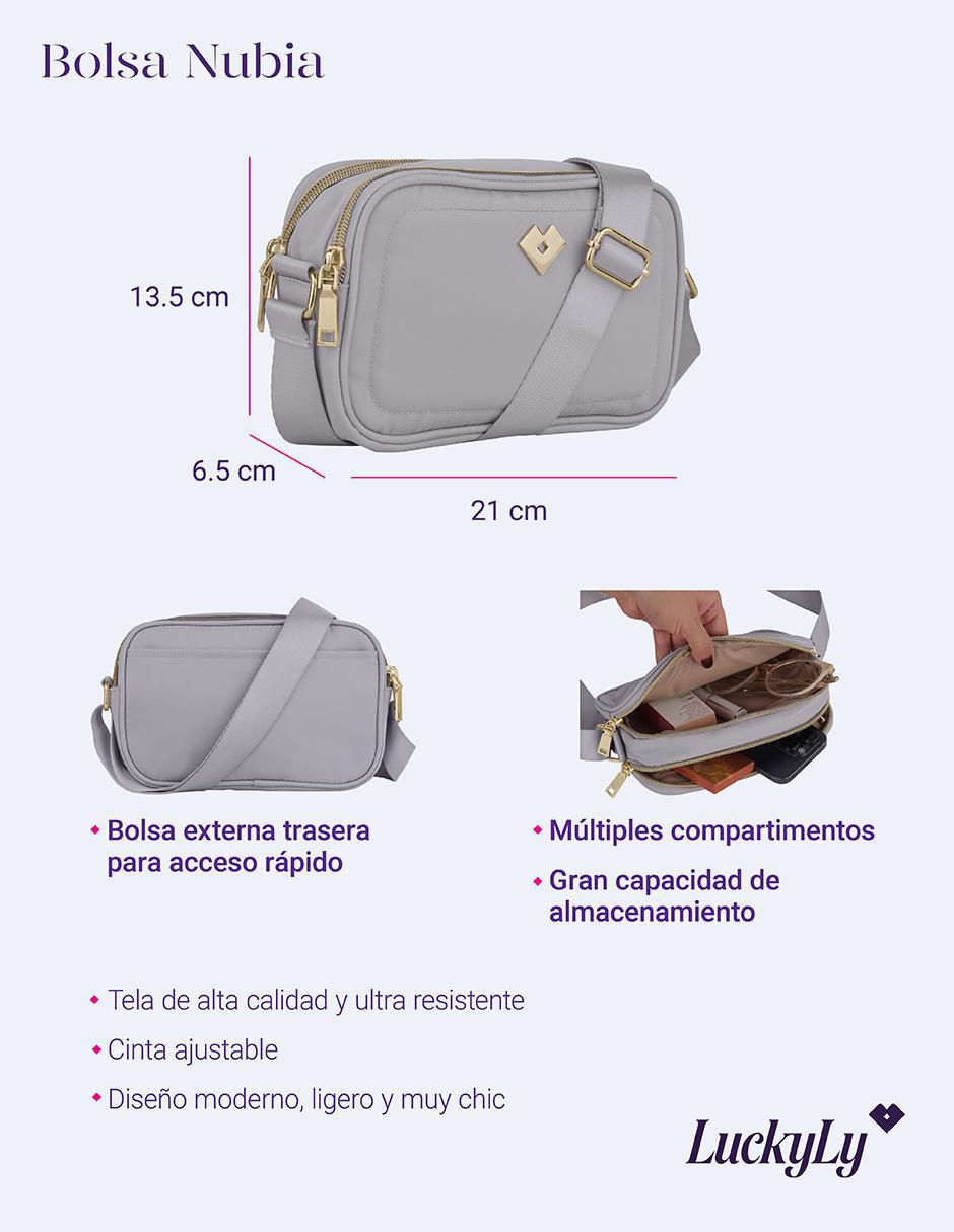 "bolsa" crossbody luckyly nubia sin temática "de" poliéster "para" (si aplica) mujer