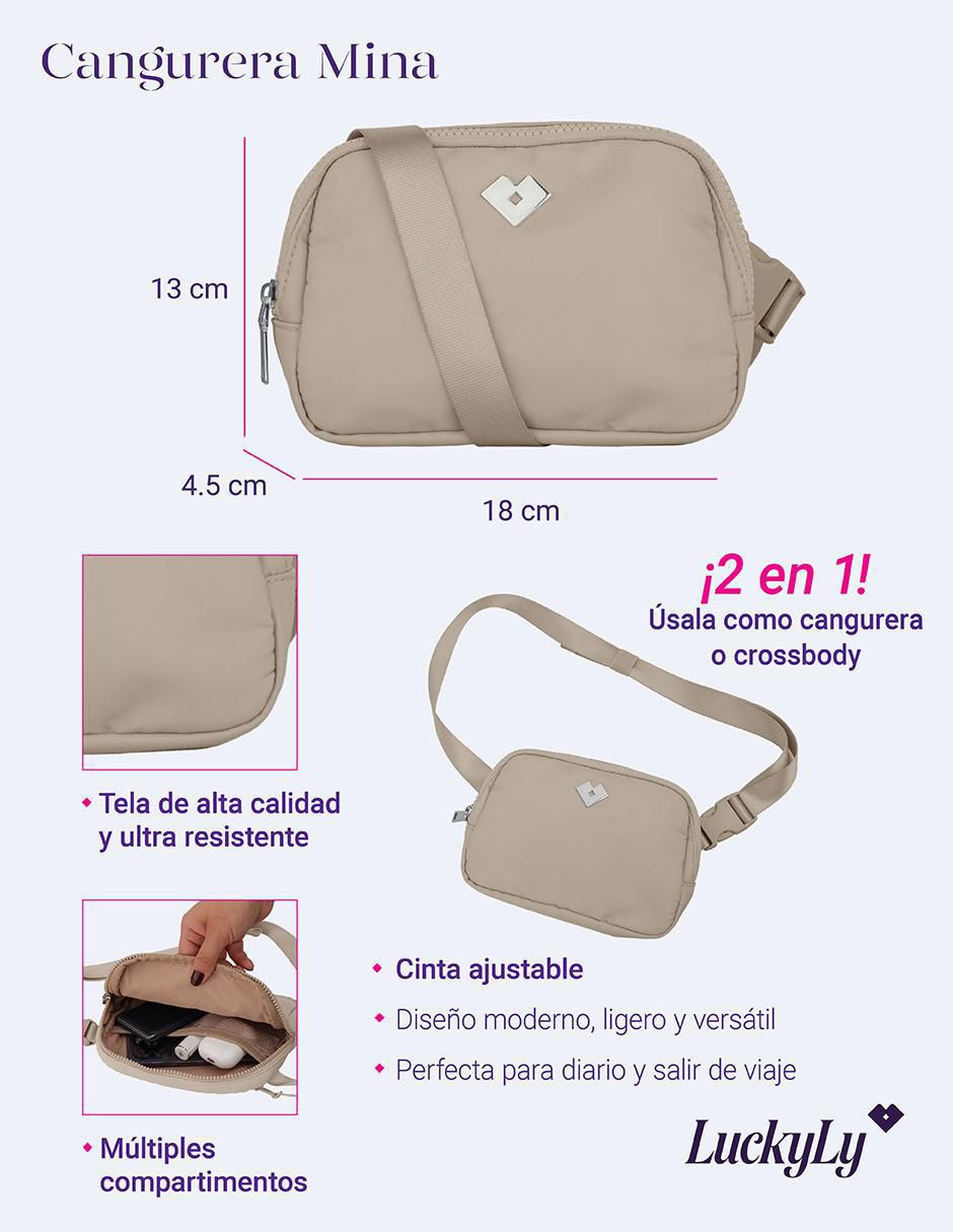Cangurera luckyly "para" (si aplica) mujer