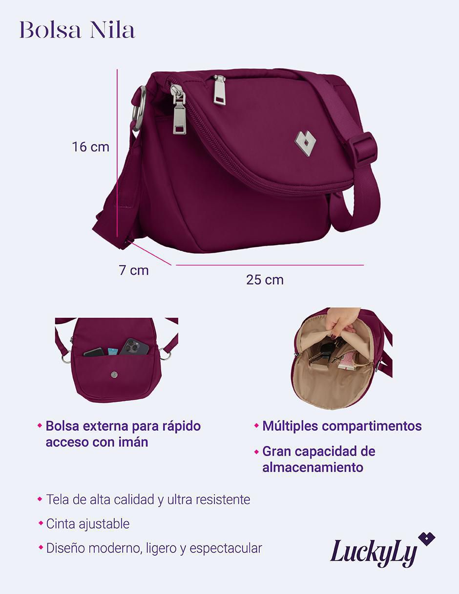 Bolsa crossbody Nila para mujer 6