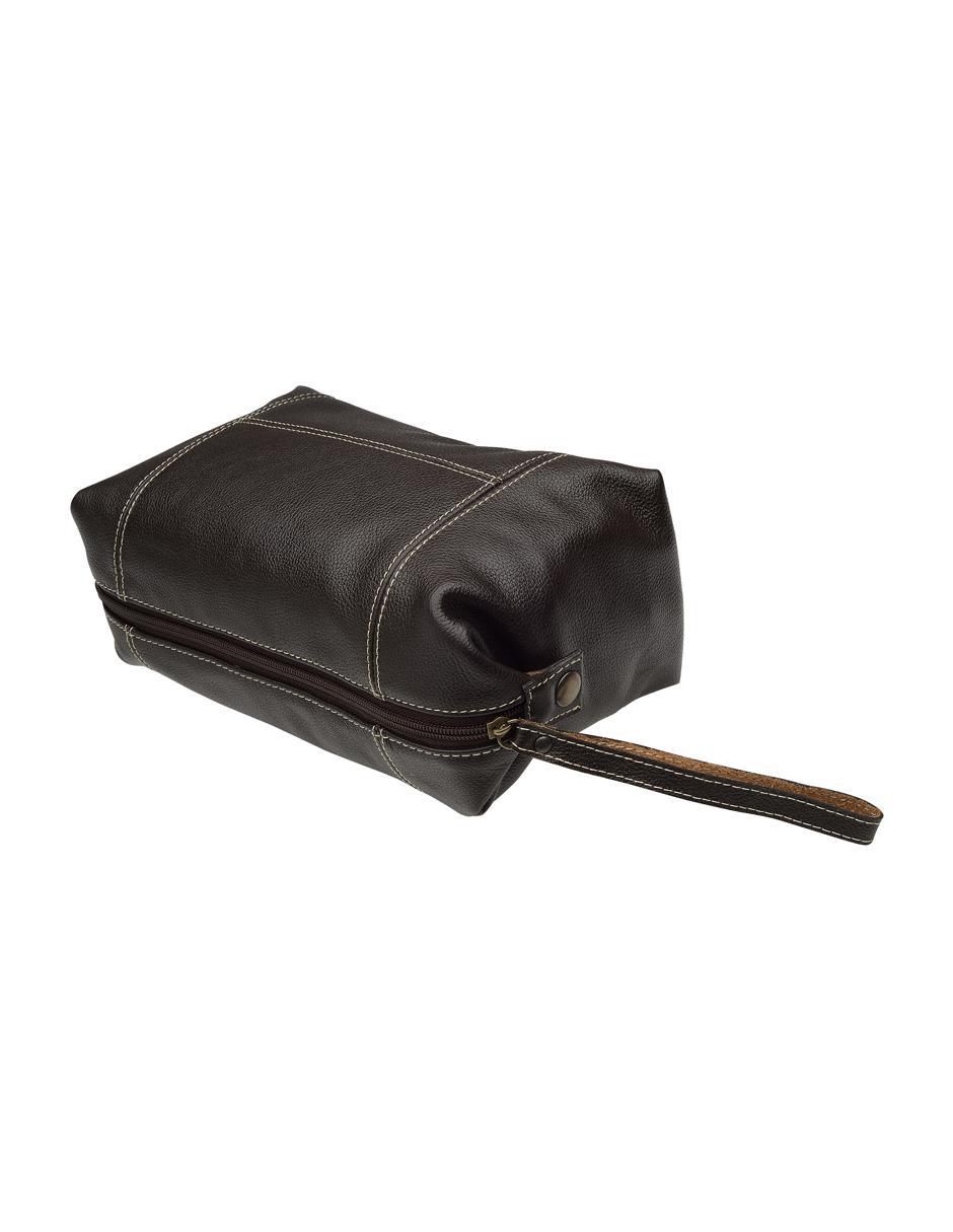 Cosmetiquera multiusos de piel unisex 6