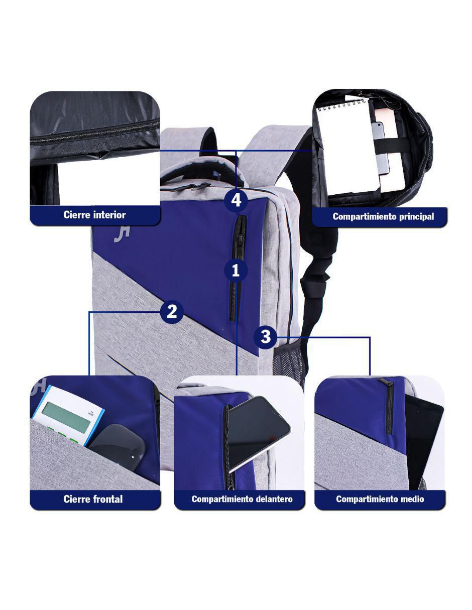Mochila casual Finch impermeable unisex 3