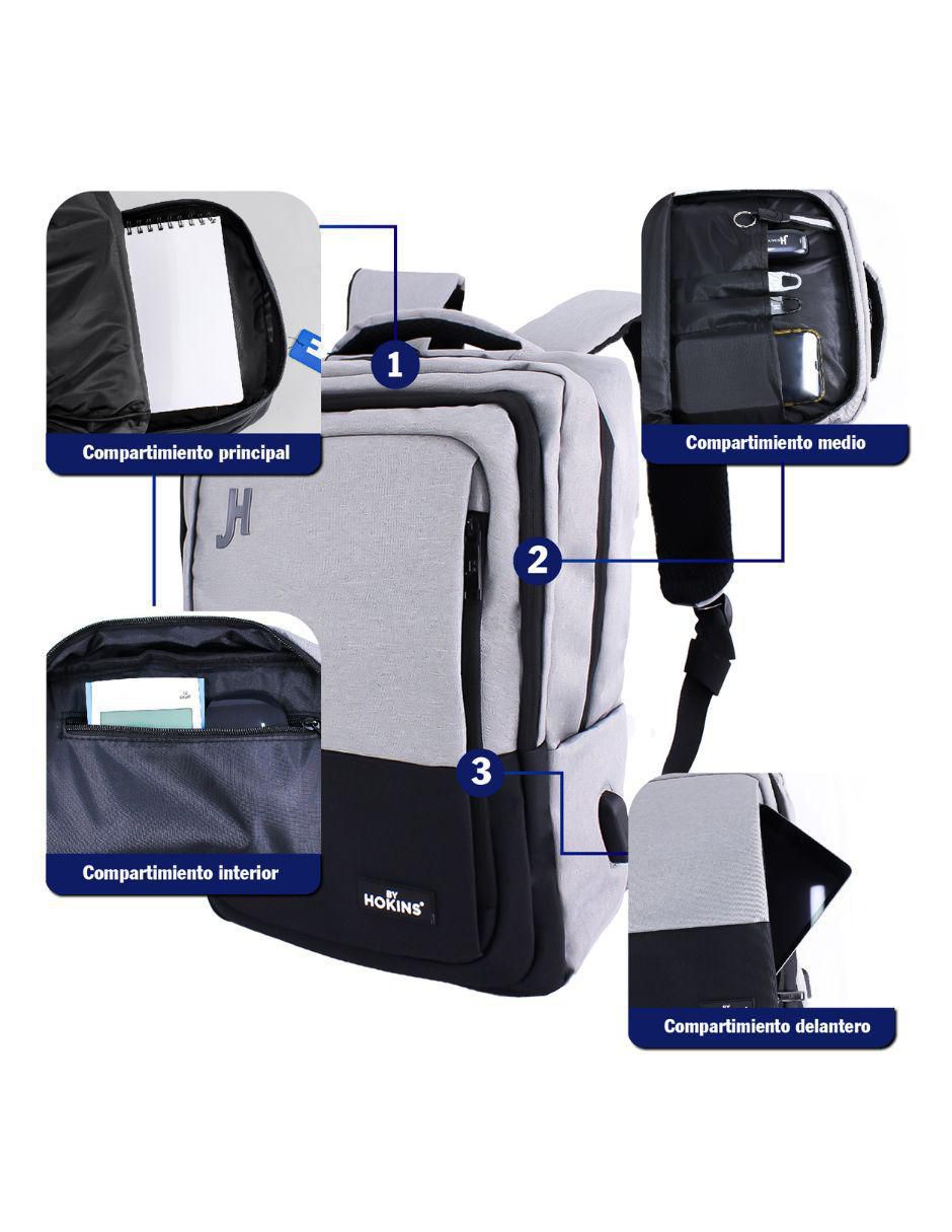 Mochila casual impermeable unisex 3