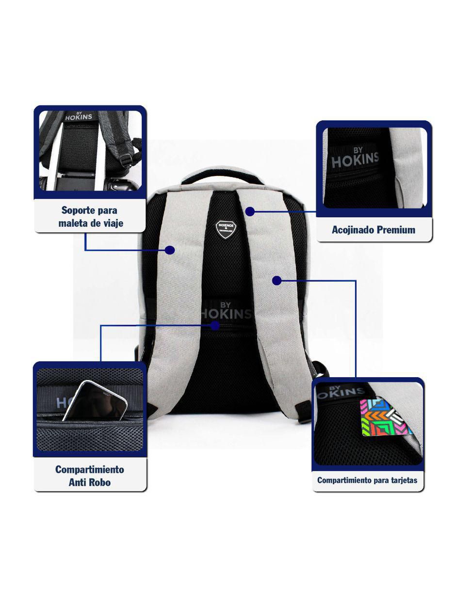 Mochila casual impermeable unisex 4