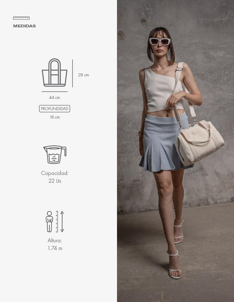 Bolsa shoulder Nara para mujer 7