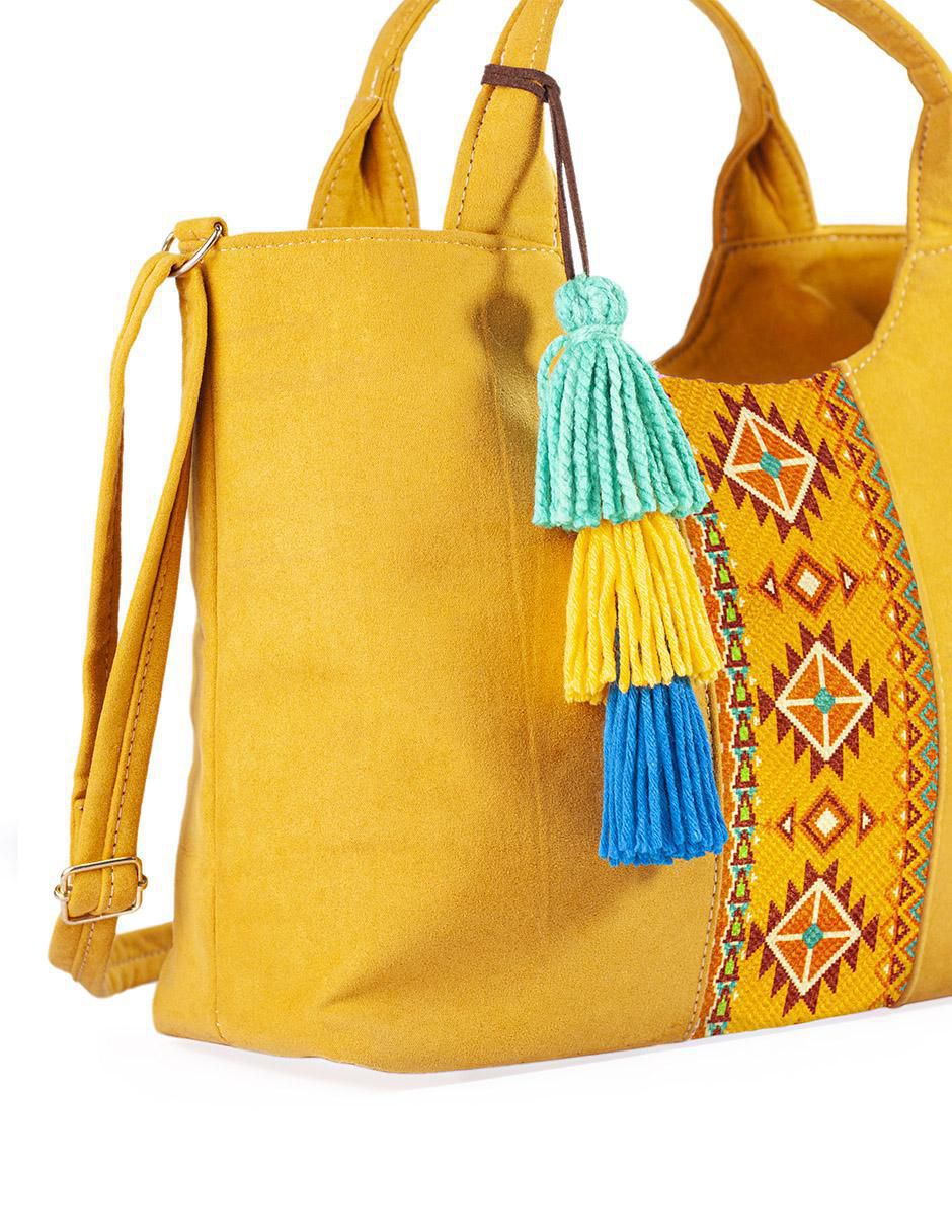 Bolsa satchel Izamal para mujer 7