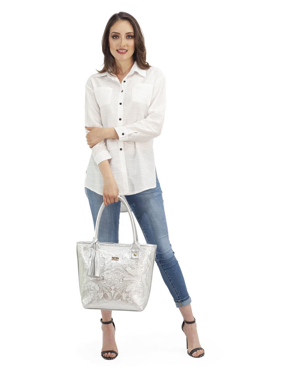 Bolsa tote Set Soraya de piel para mujer 6