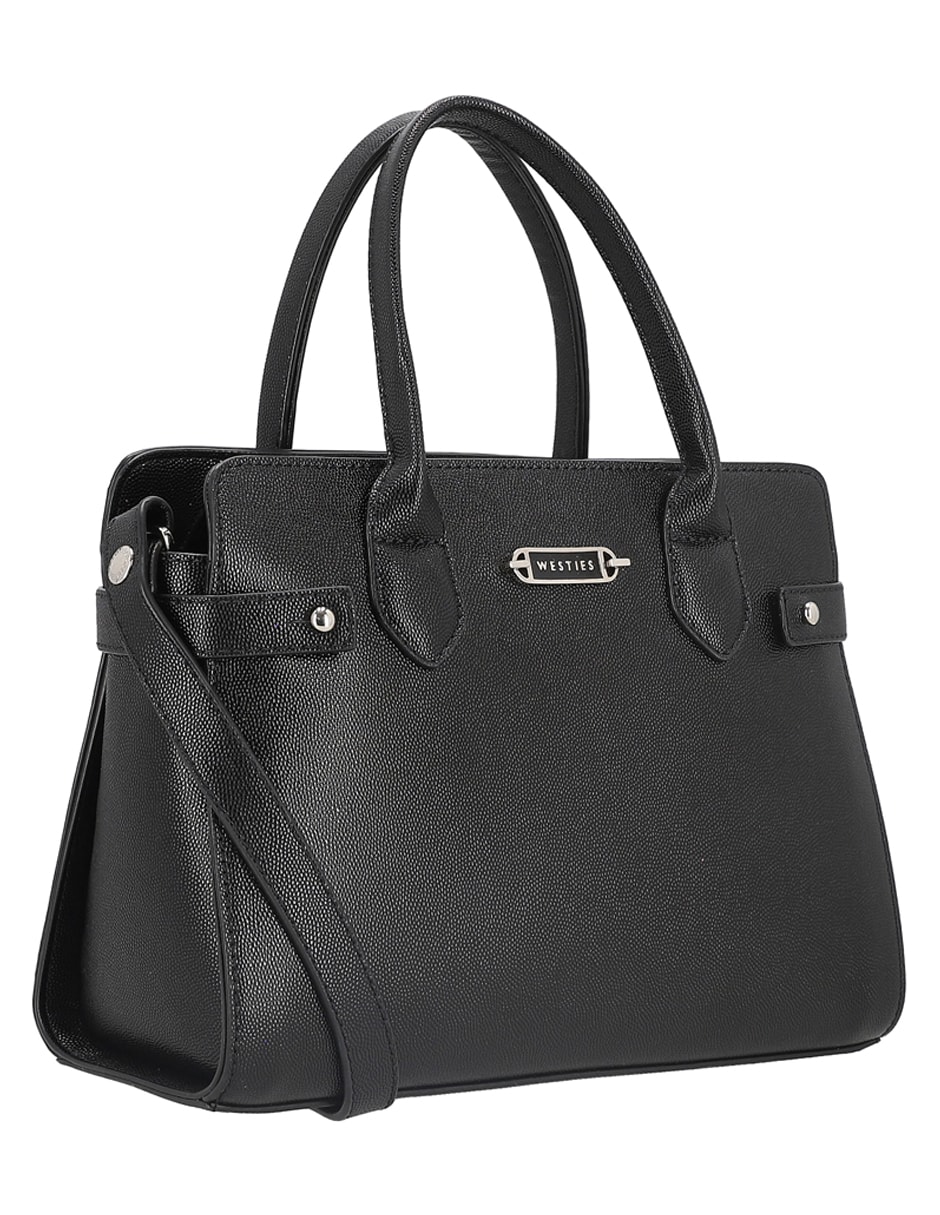 BOLSA WESTIES SATCHEL HBBERAZAW, NEGRO