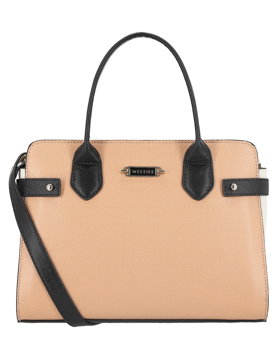 Bolsa satchel Olivino para mujer