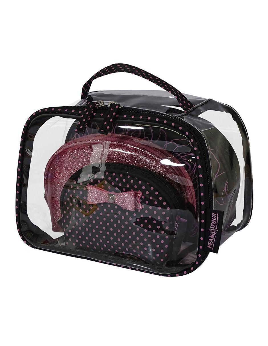 Set cosmetiquera multiusos Albany 4 piezas unisex 2