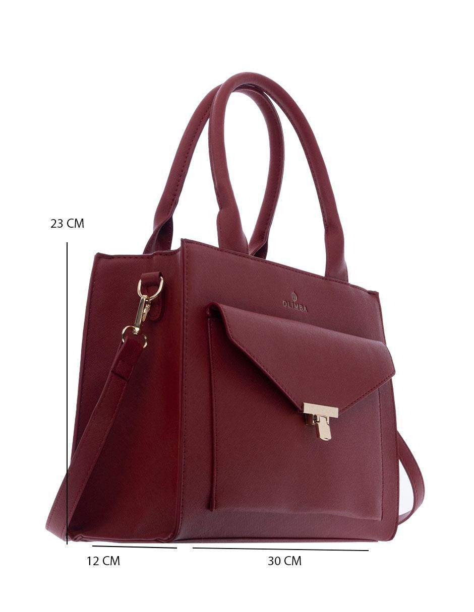 Bolsa satchel Olimba para mujer