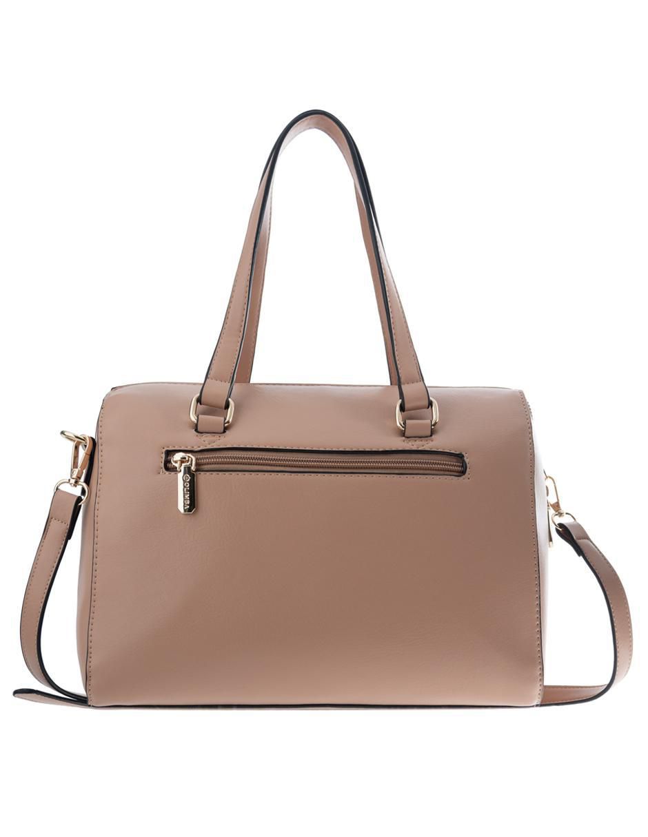 Bolsa satchel Olimba para mujer