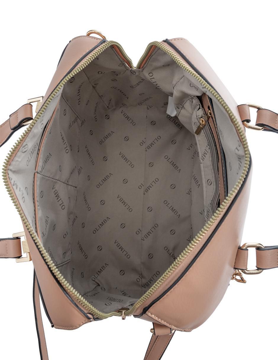 Bolsa satchel Olimba para mujer