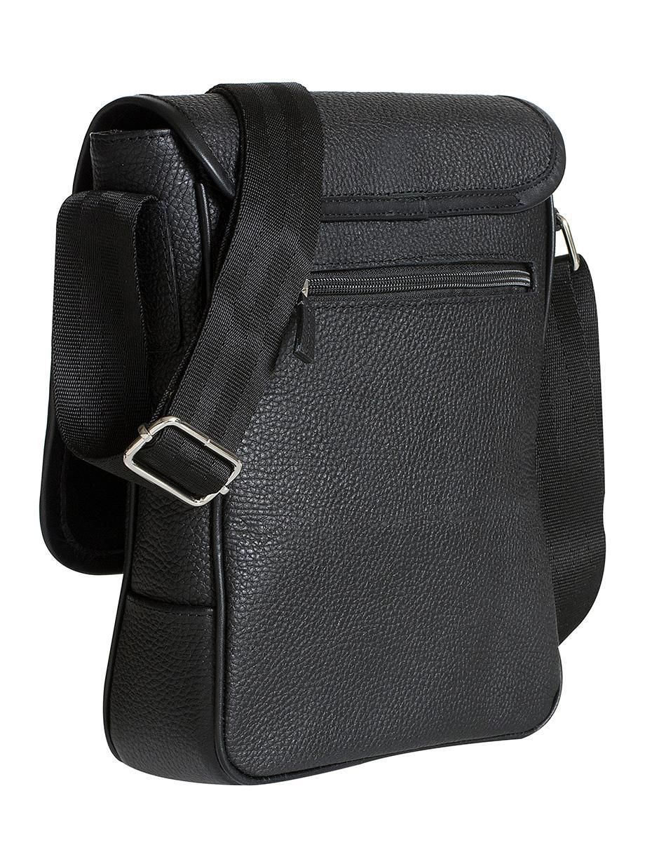 Bolsa messenger de piel unisex 4