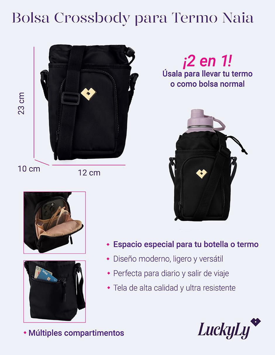 "bolsa" crossbody luckyly naia sin temática "de" poliéster "para" (si aplica) mujer