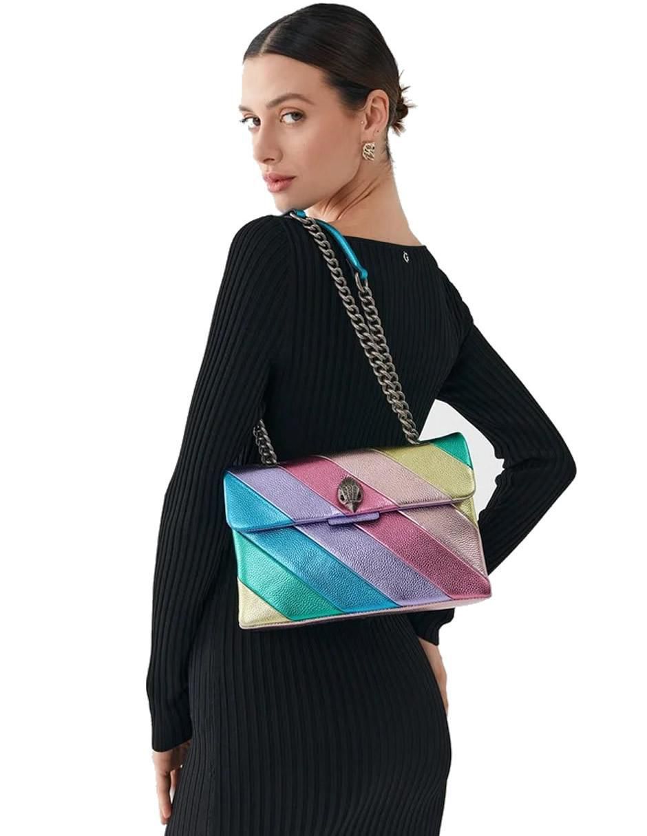 Bolsa crossbody Leather Kensington de cuero para mujer 7