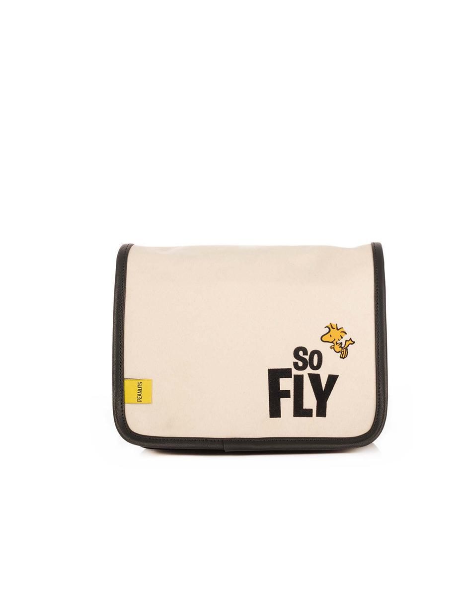 Bolsa crossbody Blanco & Negro Snoopy para mujer 2