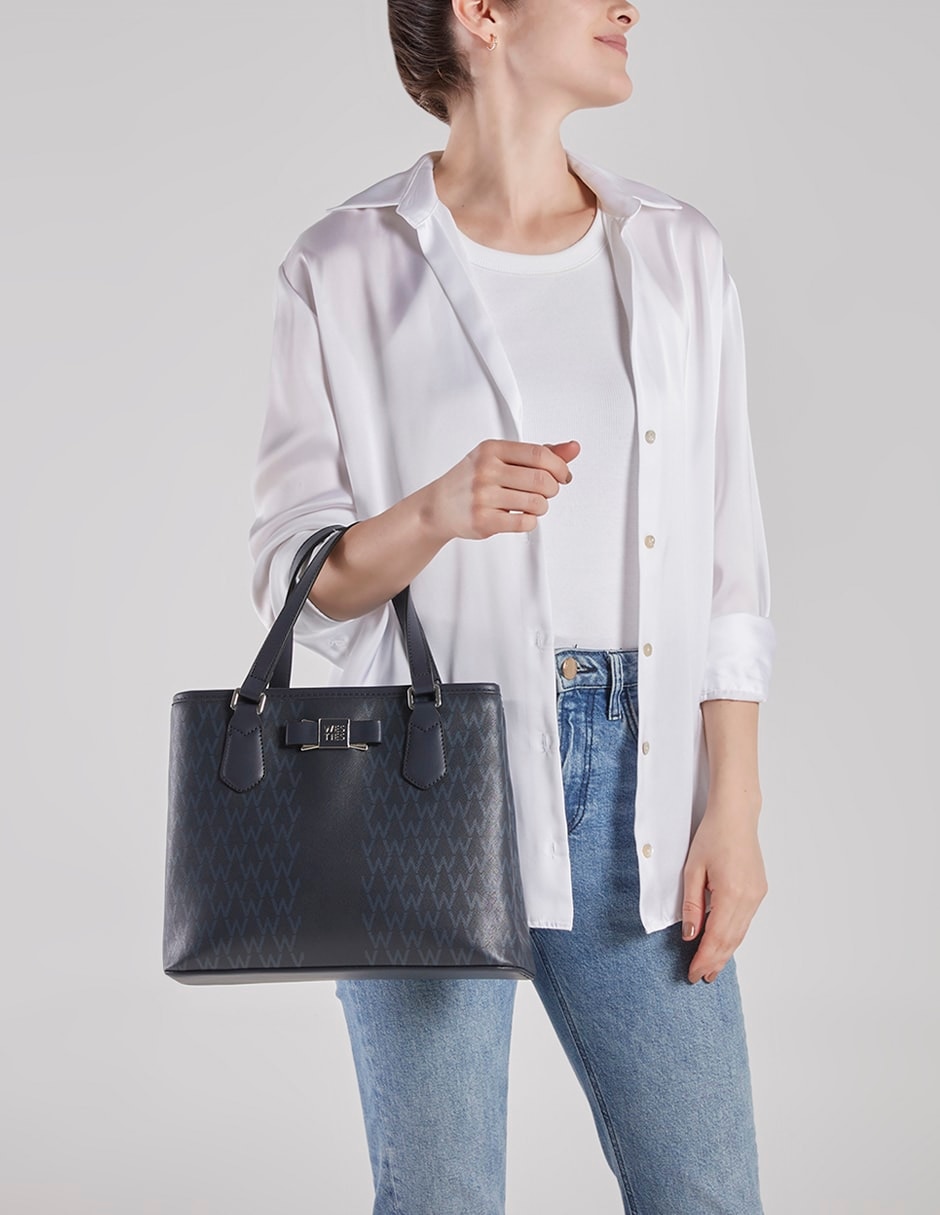 SATCHEL WESTIES, AZUL MARINO